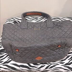 MZ Wallace Quilted Charcoal Tote